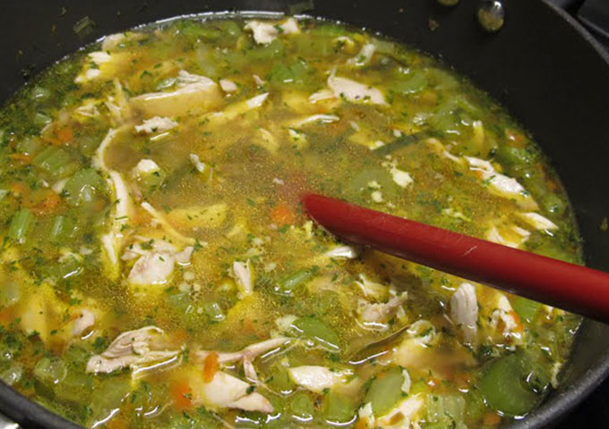 Cure the Sniffles Chicken Soup