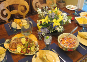 Tuscan Table at Lunch