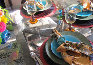 Fearless Roast Rack of Lamb Table Setting
