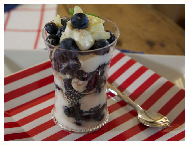 Berrylicious Breakfast Parfait for the 4th
