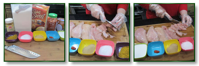 Chicken satay - Step 1