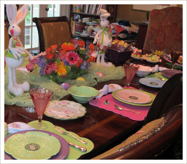 Easter Table Final - Another View