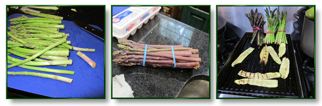 Grilled Asparagus Steps