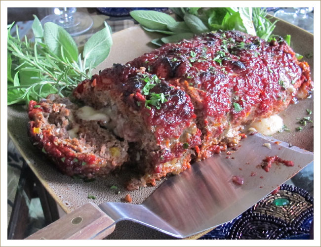 Low Carb Beefed up Meatloaf