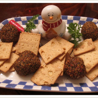 Christmas cheese balls