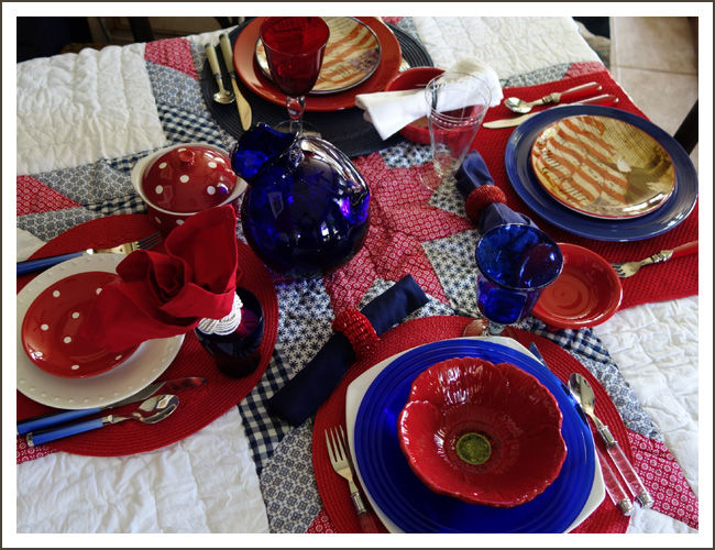 4th of July festive table