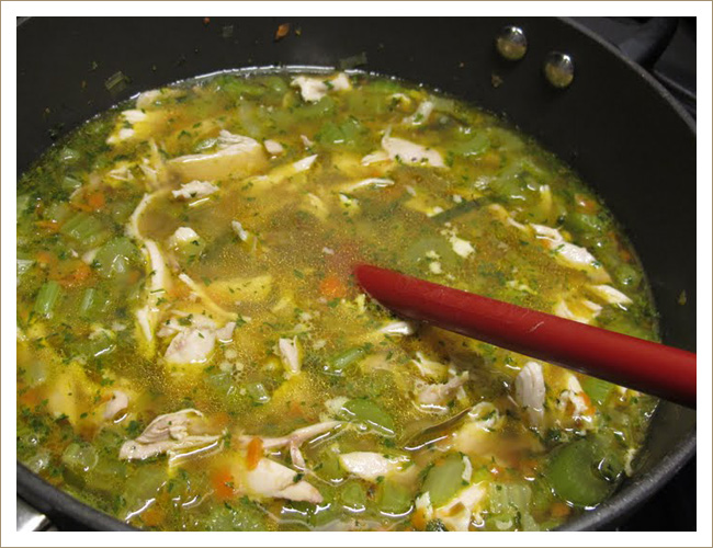 Cure the Sniffles Chicken Soup