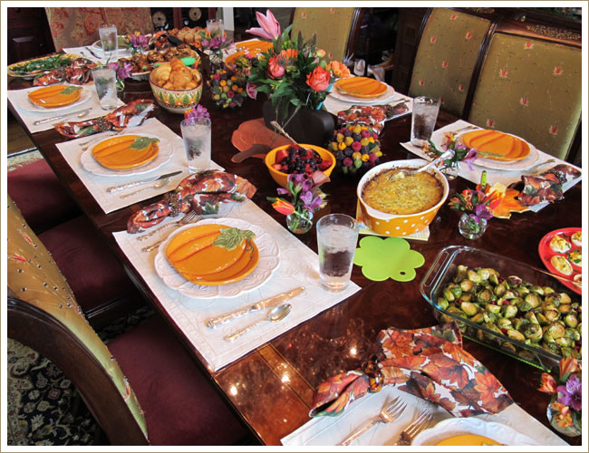 Set Table with Food