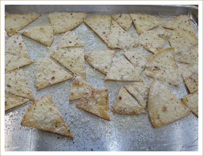 Low-carb Tortilla 'Crackers'