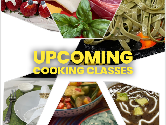 Cooking Classes Coming up at Capers